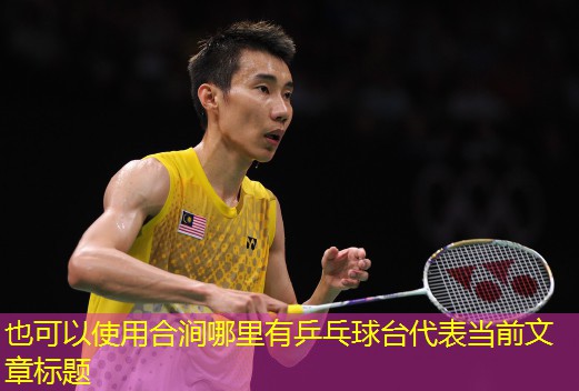 合涧哪里有乒乓球台