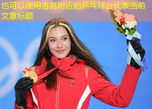 吉首附近的乒乓球台